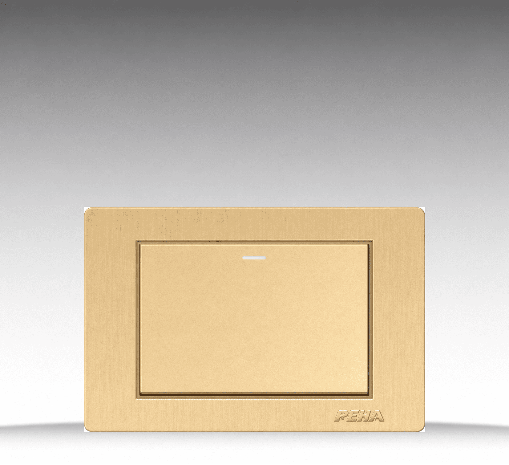 C5 Plastic Gold - Bộ 1 công tắc Size L - Nhựa xước