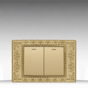BADORA 118 Gold - Bộ 2 công tắc Size M - Mạ vàng 24K