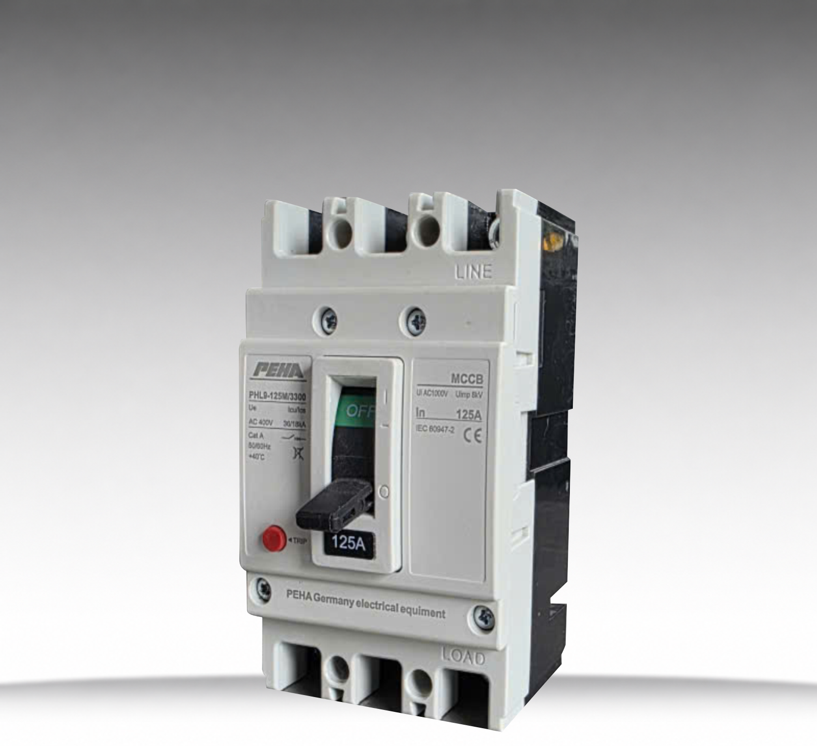 Aptomat khối PEHA PHLD - 125M - 3 Pha - 125A - MCCB