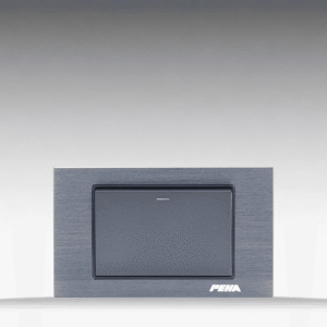 NOVA Aluminum Series - Bộ 1 công tắc size L - Nhôm xước