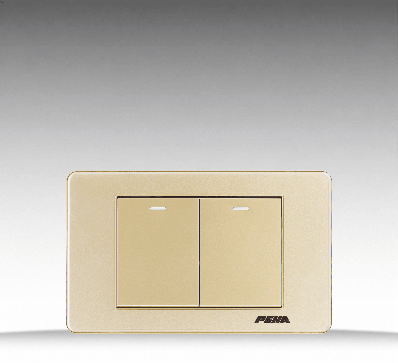 V10 Arcylic Gold - Bộ 2 công tắc Size M - Nhựa dẻo, chống cháy