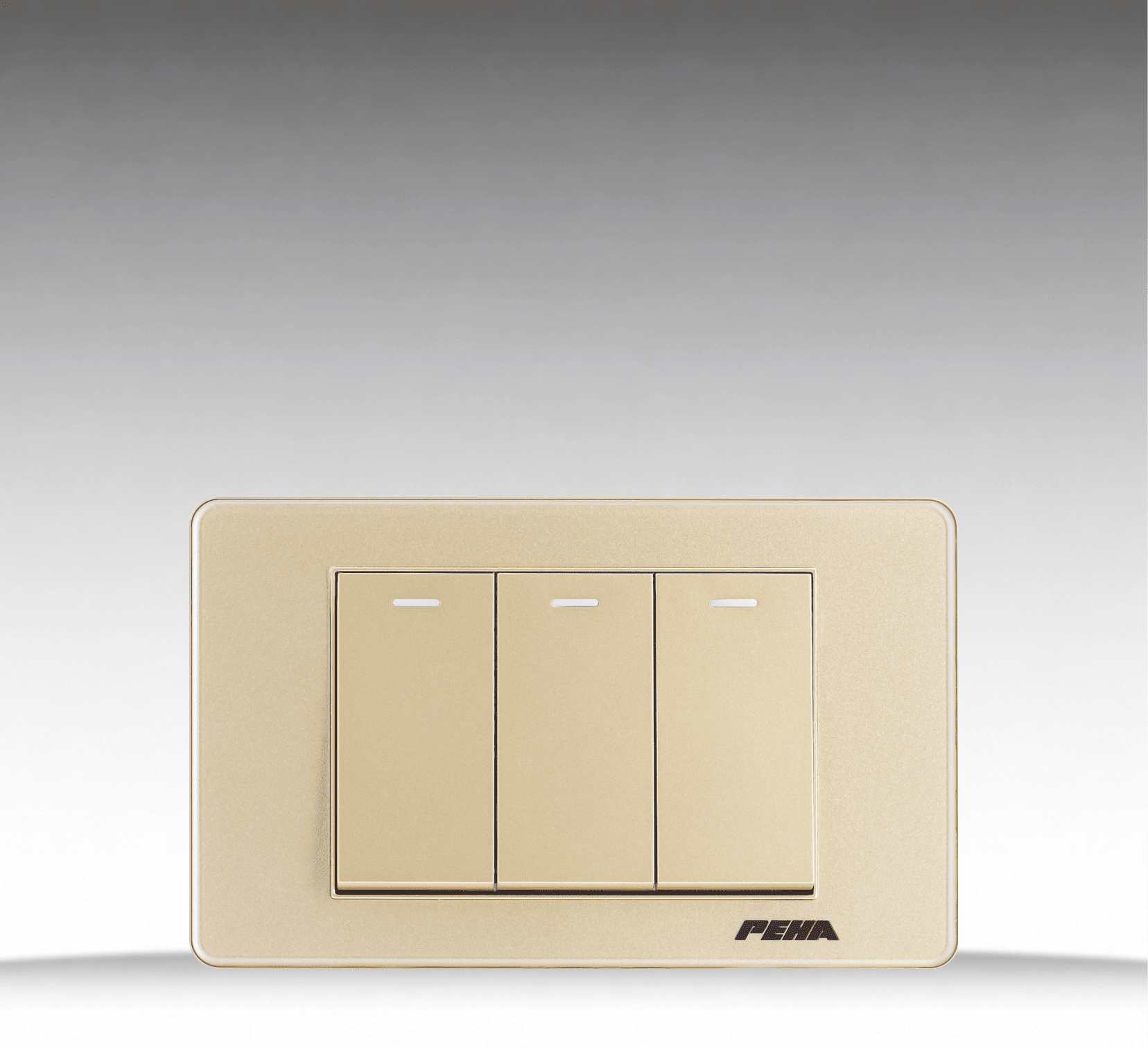 V10 Arcylic Gold - Bộ 3 công tắc Size S - Nhựa dẻo, chống cháy