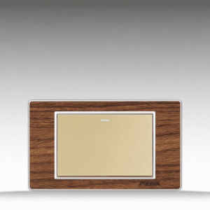 Nova Wood Series - Bộ 1 công tắc size L - Arcylic Vân Gỗ