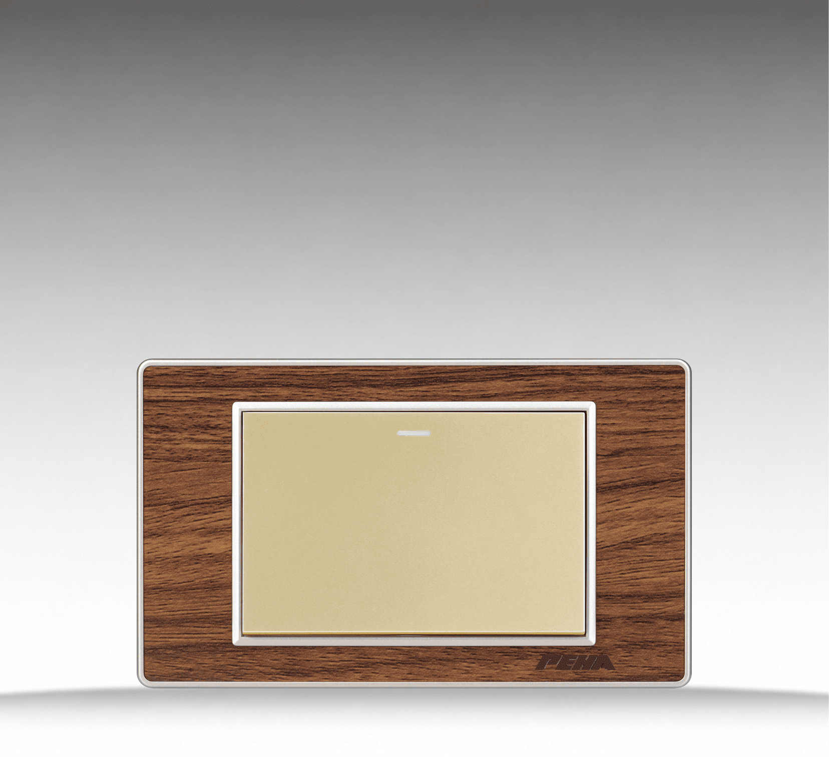 Nova Wood Series - Bộ 1 công tắc size L - Arcylic Vân Gỗ