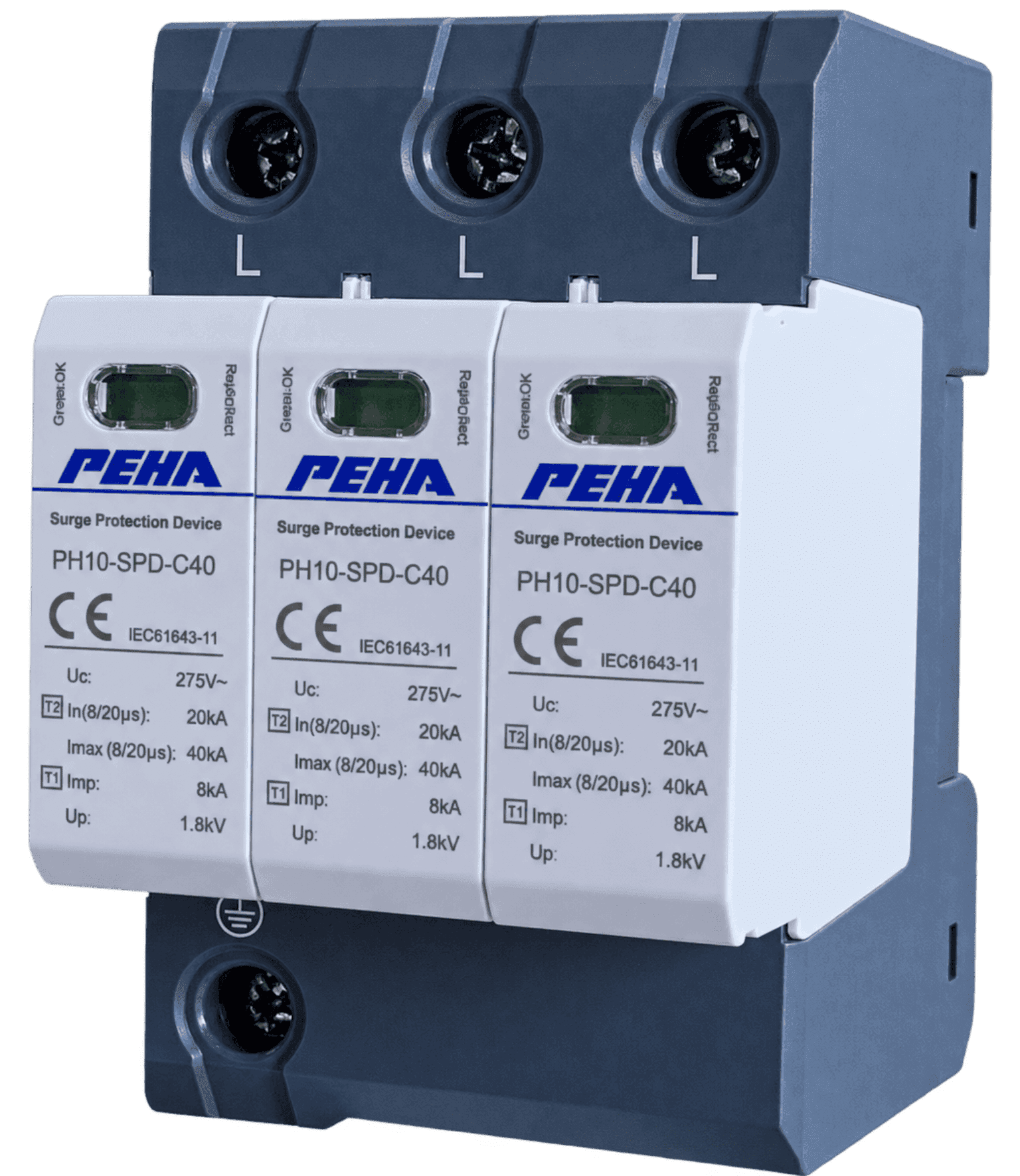 Aptomat chống sét lan truyền PEHA PH10 - SPD - C40 - 3 Pha