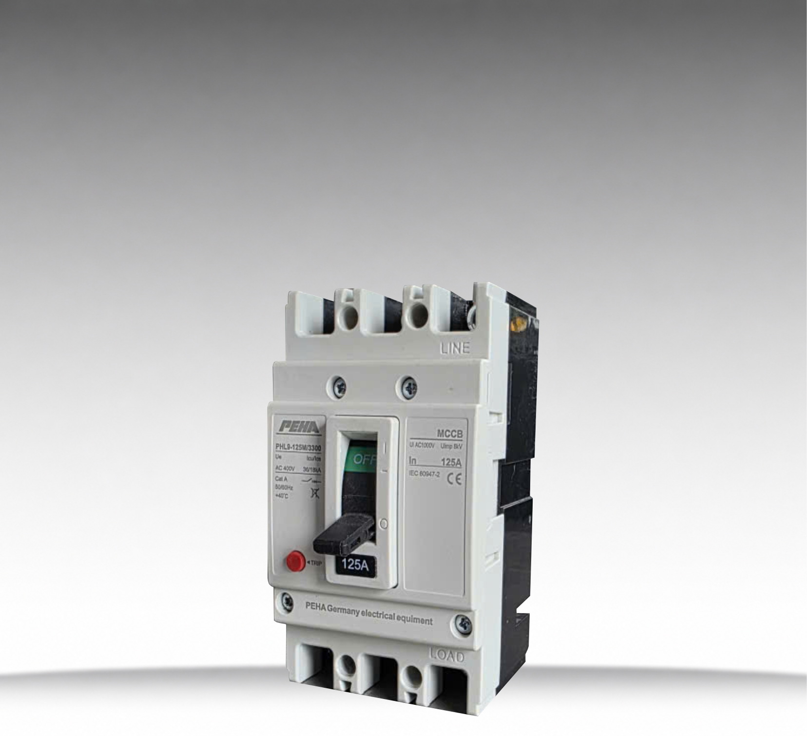 Aptomat khối PEHA PHLD - 125M - 3 Pha - 125A - MCCB