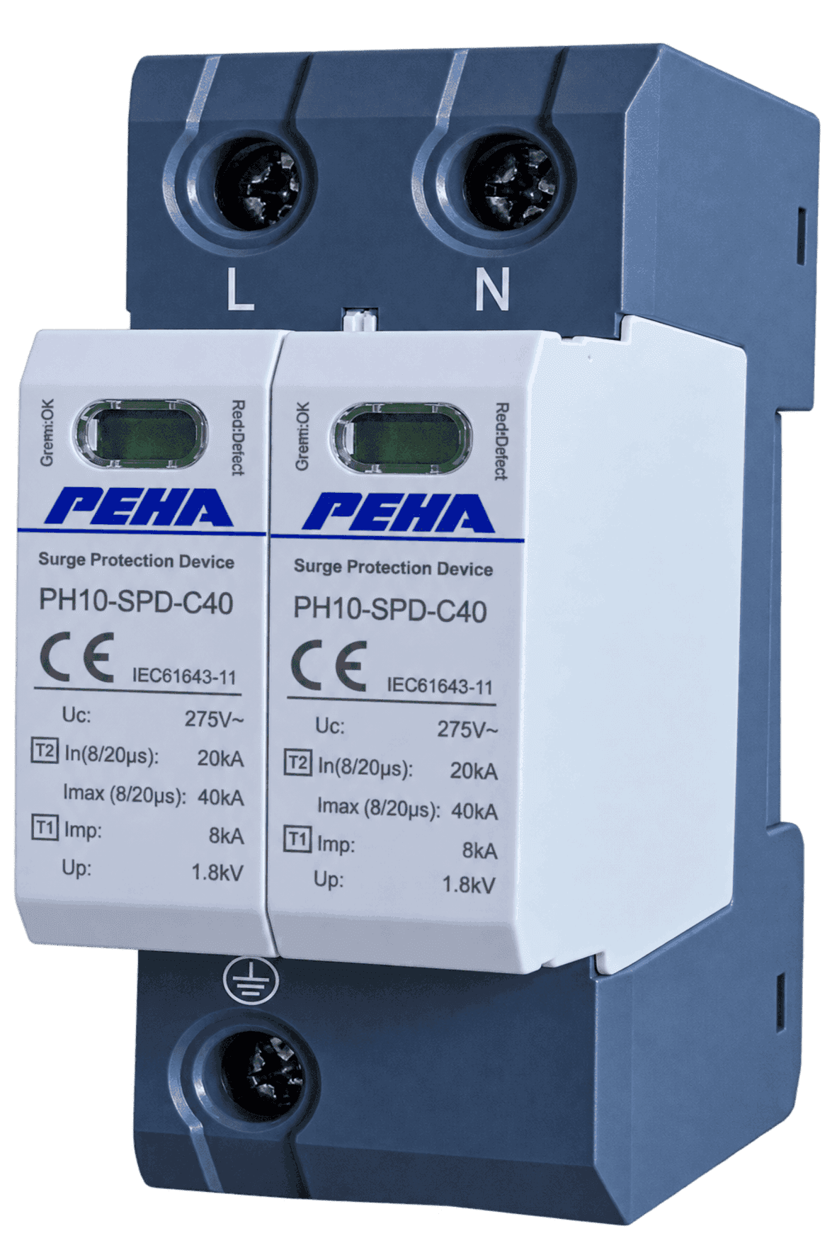 Aptomat chống sét lan truyền PEHA PH10 - SPD - C40 - 1Pha + N