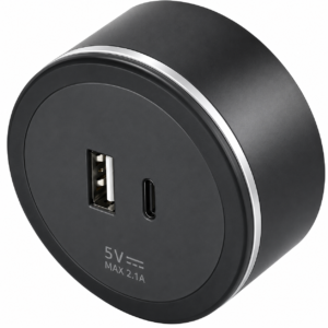 Ổ cắm USB/TYPE C rời - Dùng cho thanh ray PEHA - GERMANY