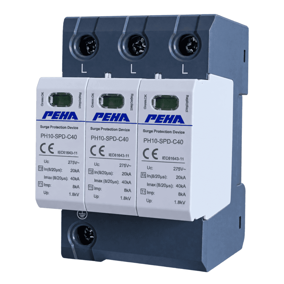 Aptomat chống sét lan truyền PEHA PH10 - SPD - C40 - 3 Pha