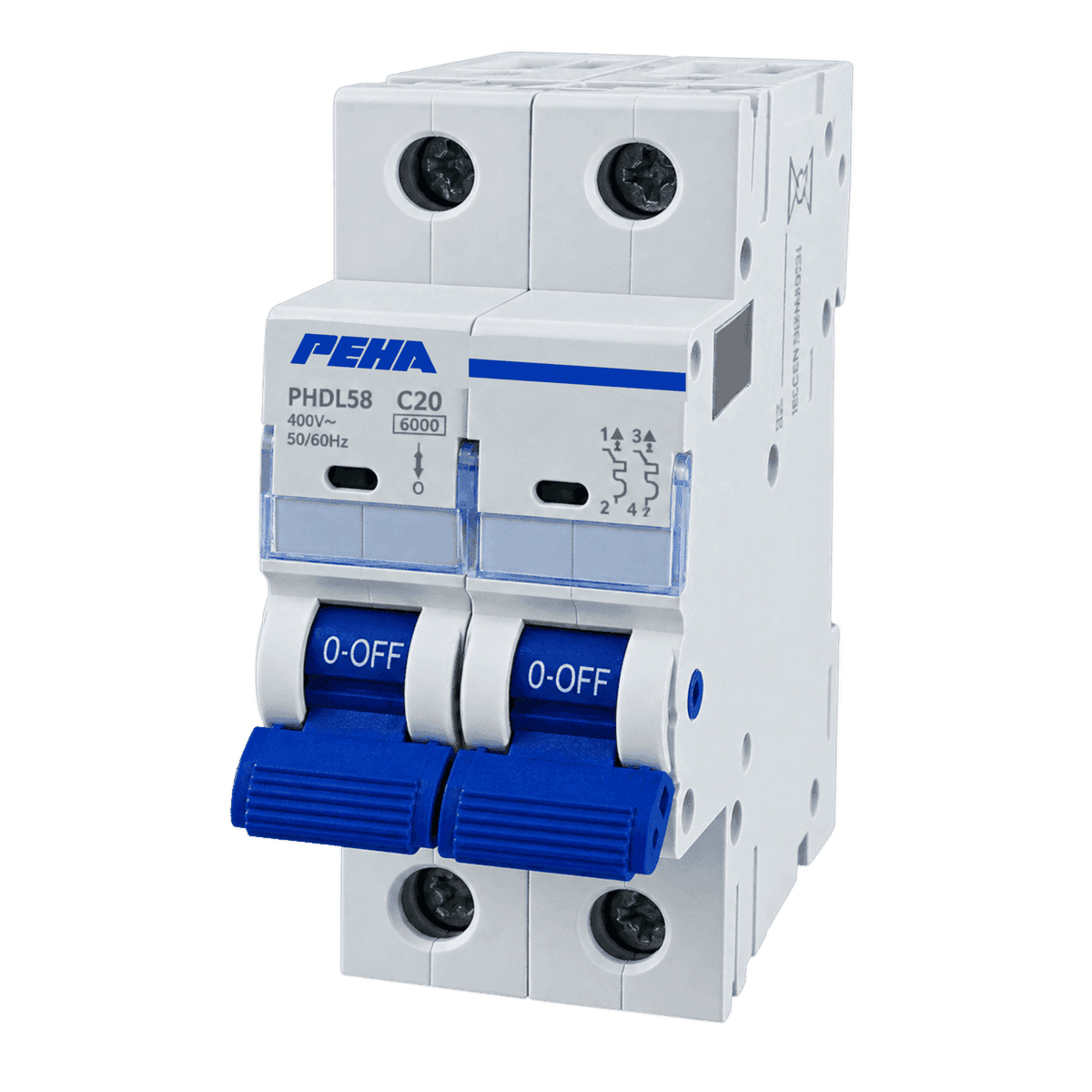 Aptomat 2 Pha, chống quá tải MCB - 40A